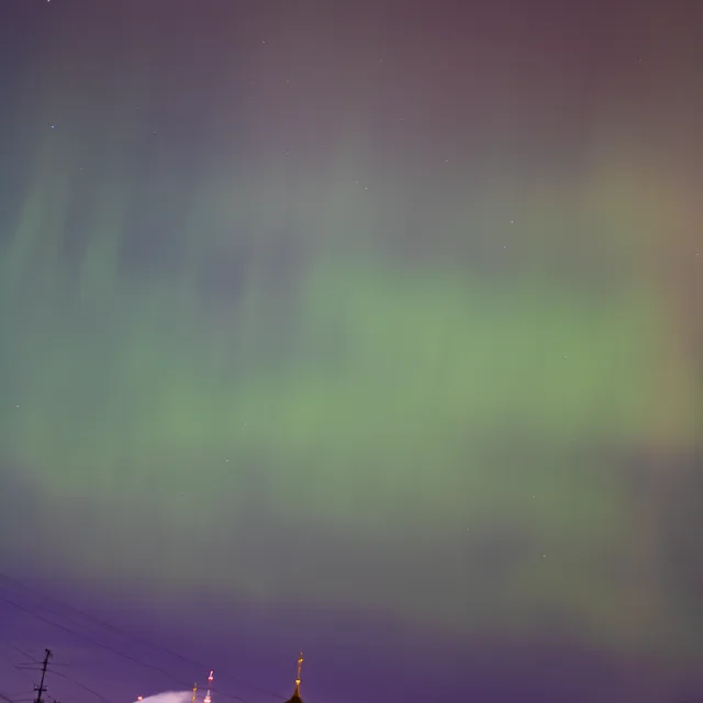 Aurora over Tyumen, October 2023