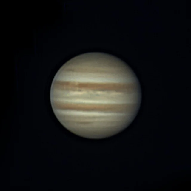 Jupiter, derotated stack, 28 August 2024