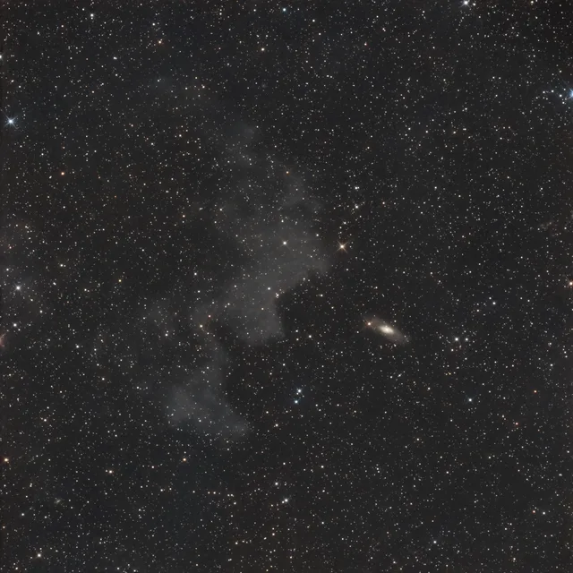 NGC 7013 and galactic cirrus