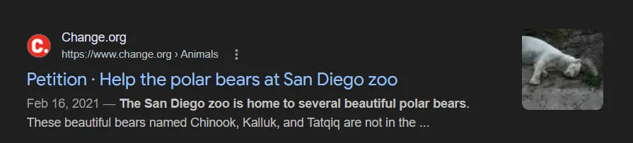 San Diego Zoo confirmation